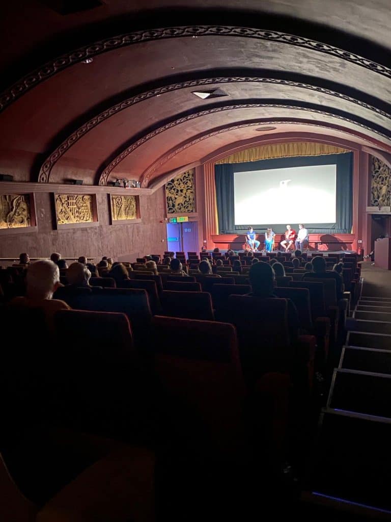 A photograph of the audience during the panel QnA